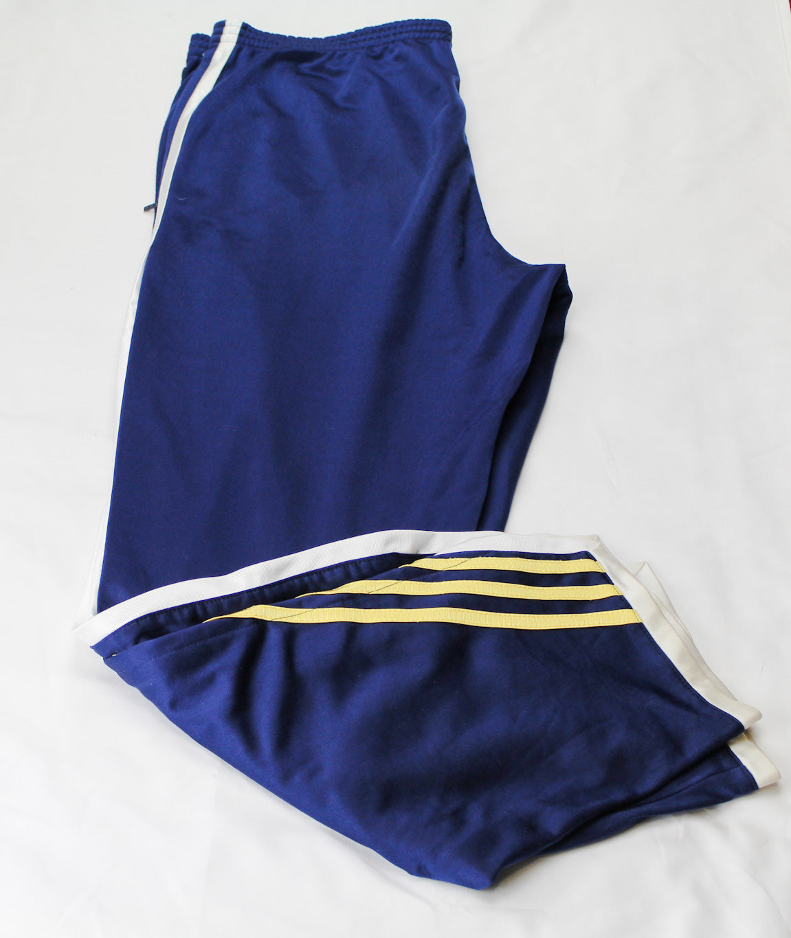 🔥 Adidas Open Sides Trackies Bleu Petit