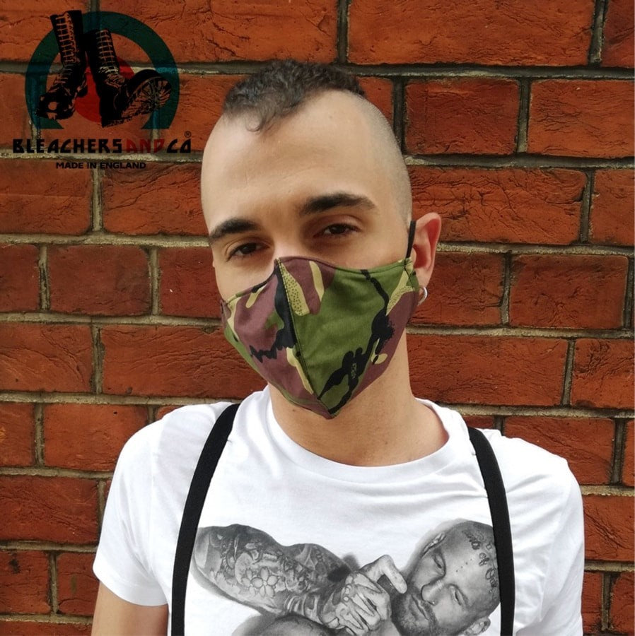 Masque facial Denim, Camouflage &amp; Prints avec filtre intégré