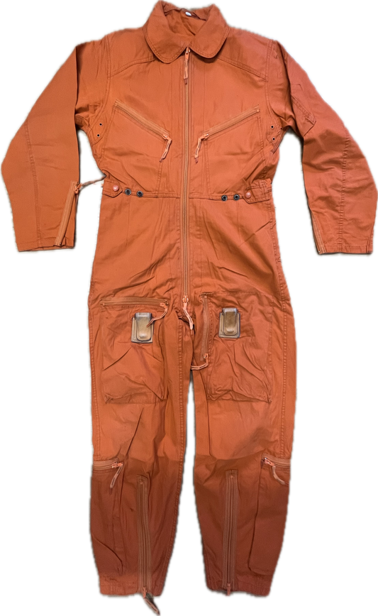 Front Zip Mechanic Orange Overall -Medium-