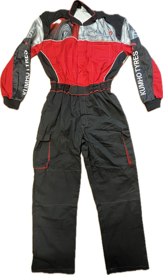 Racing Black Overall -Large-