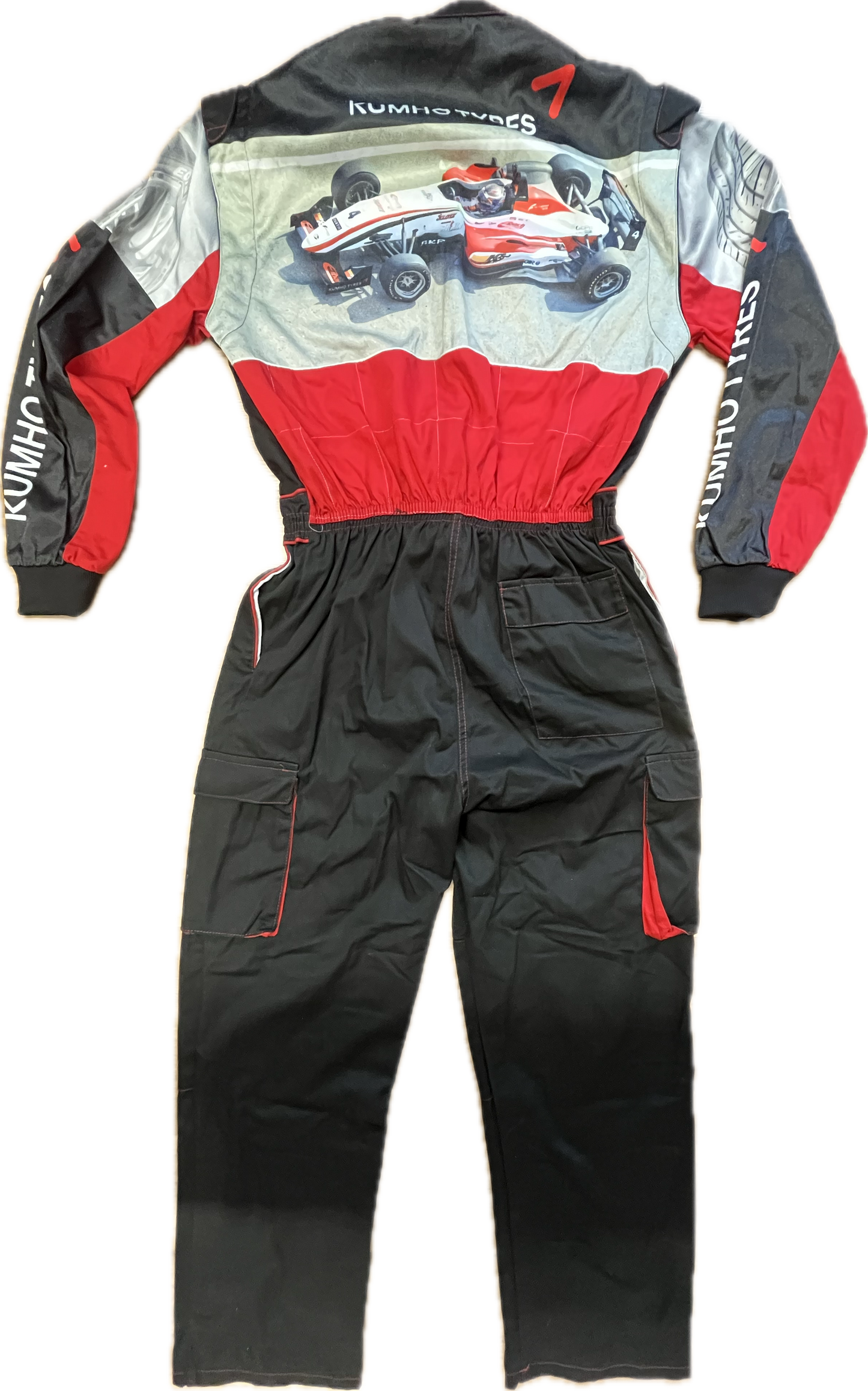 Racing Black Overall -Large-