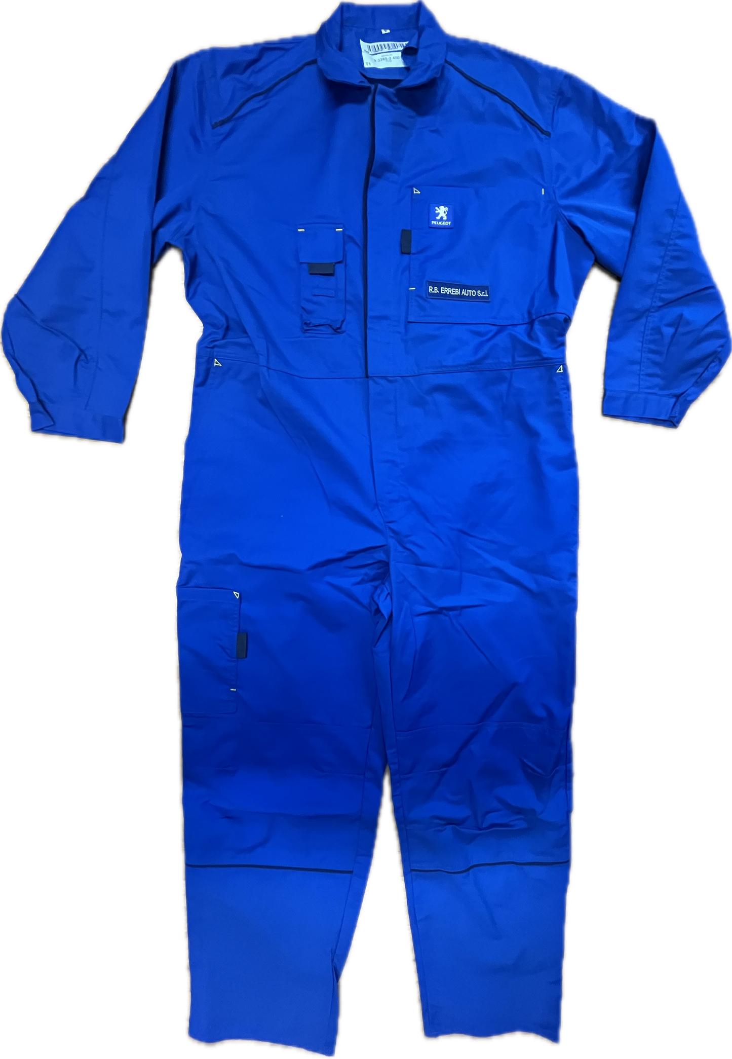 'PEUGEOT' Mechanic Blue Overall -ExtraLarge-