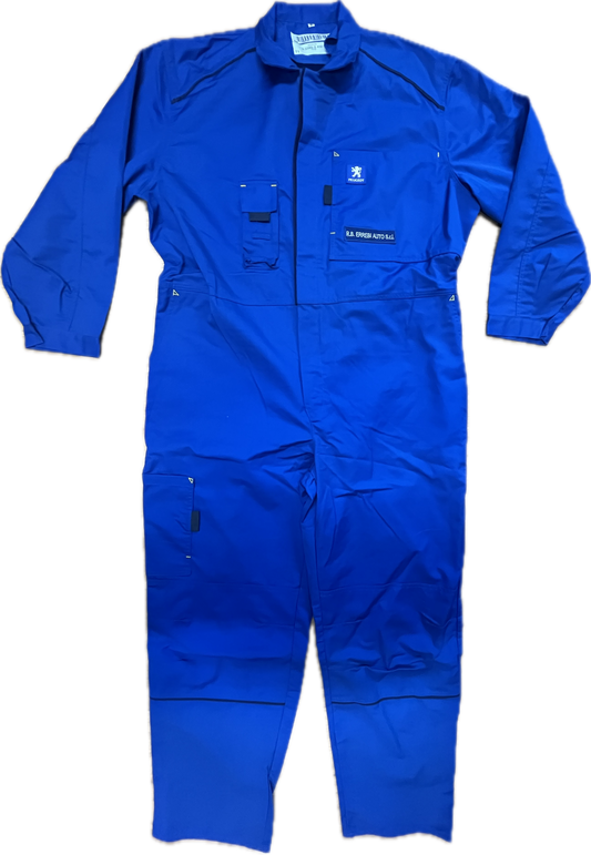 'PEUGEOT' Mechanic Blue Overall -ExtraLarge-