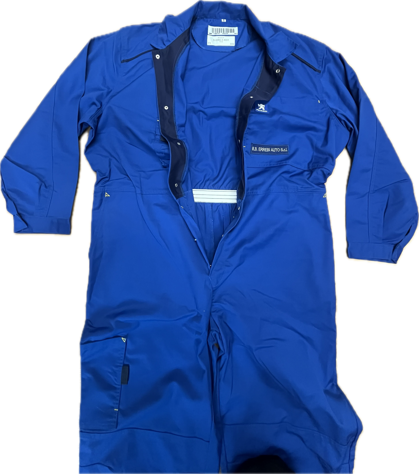 'PEUGEOT' Mechanic Blue Overall -ExtraLarge-