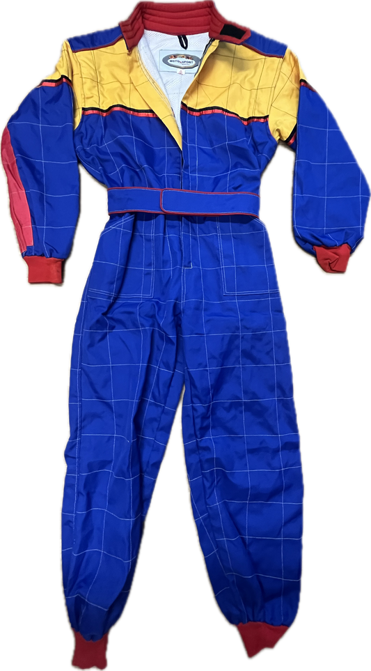 'MOTOR SPORT' Blue Overall -Large-