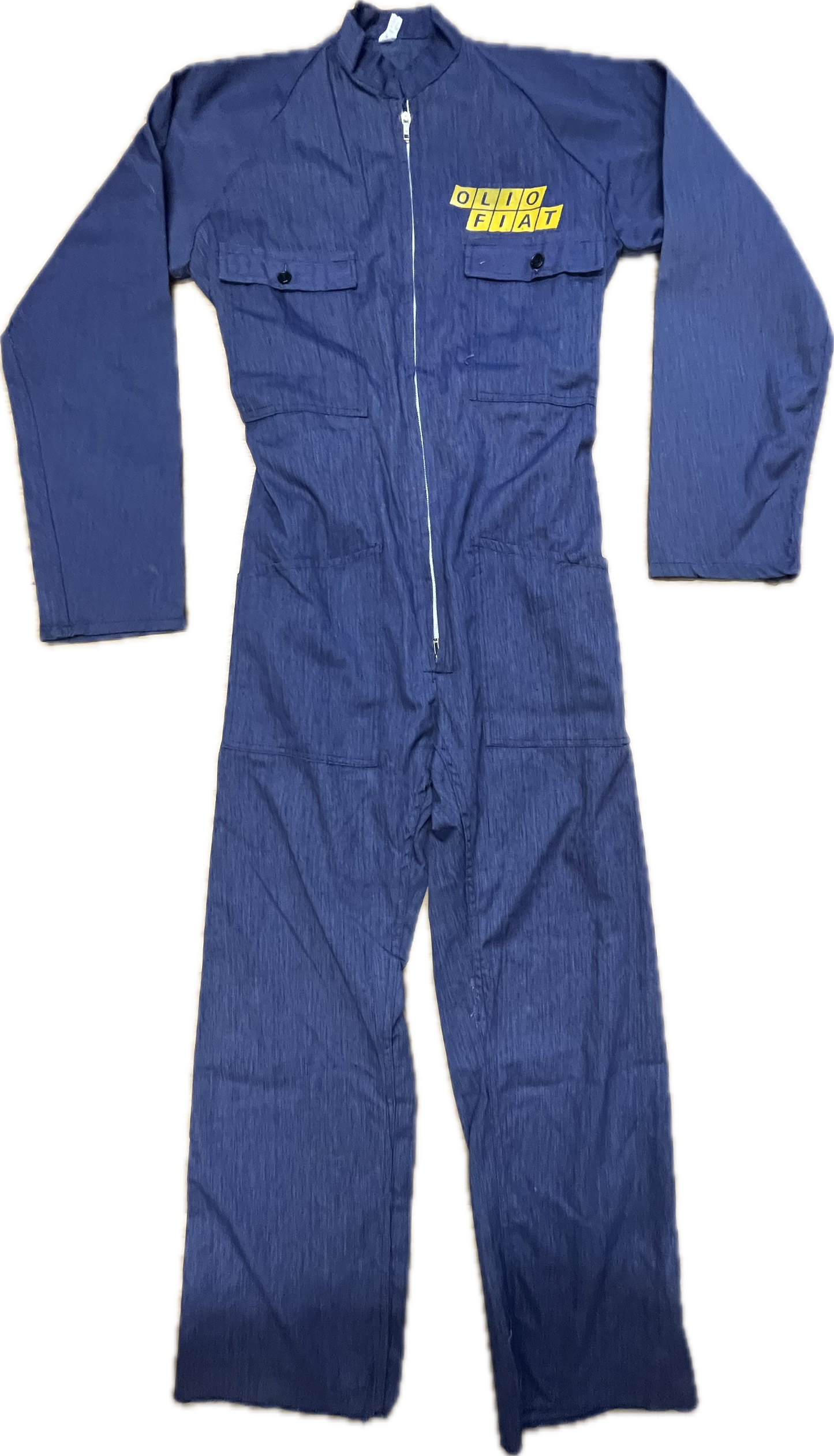 'FIAT' Mechanic Blue Overall -ExtraSmall-