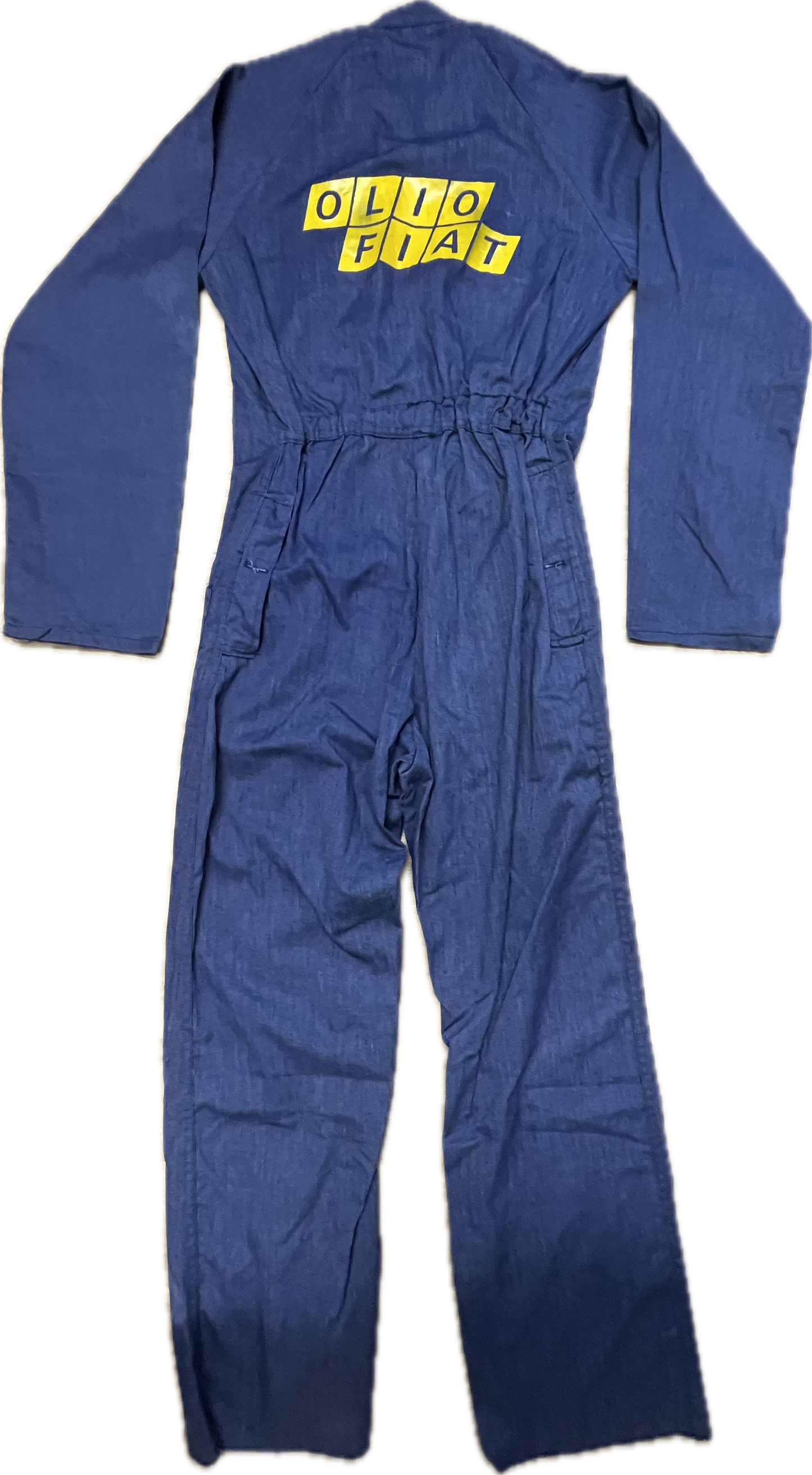 'FIAT' Mechanic Blue Overall -ExtraSmall-