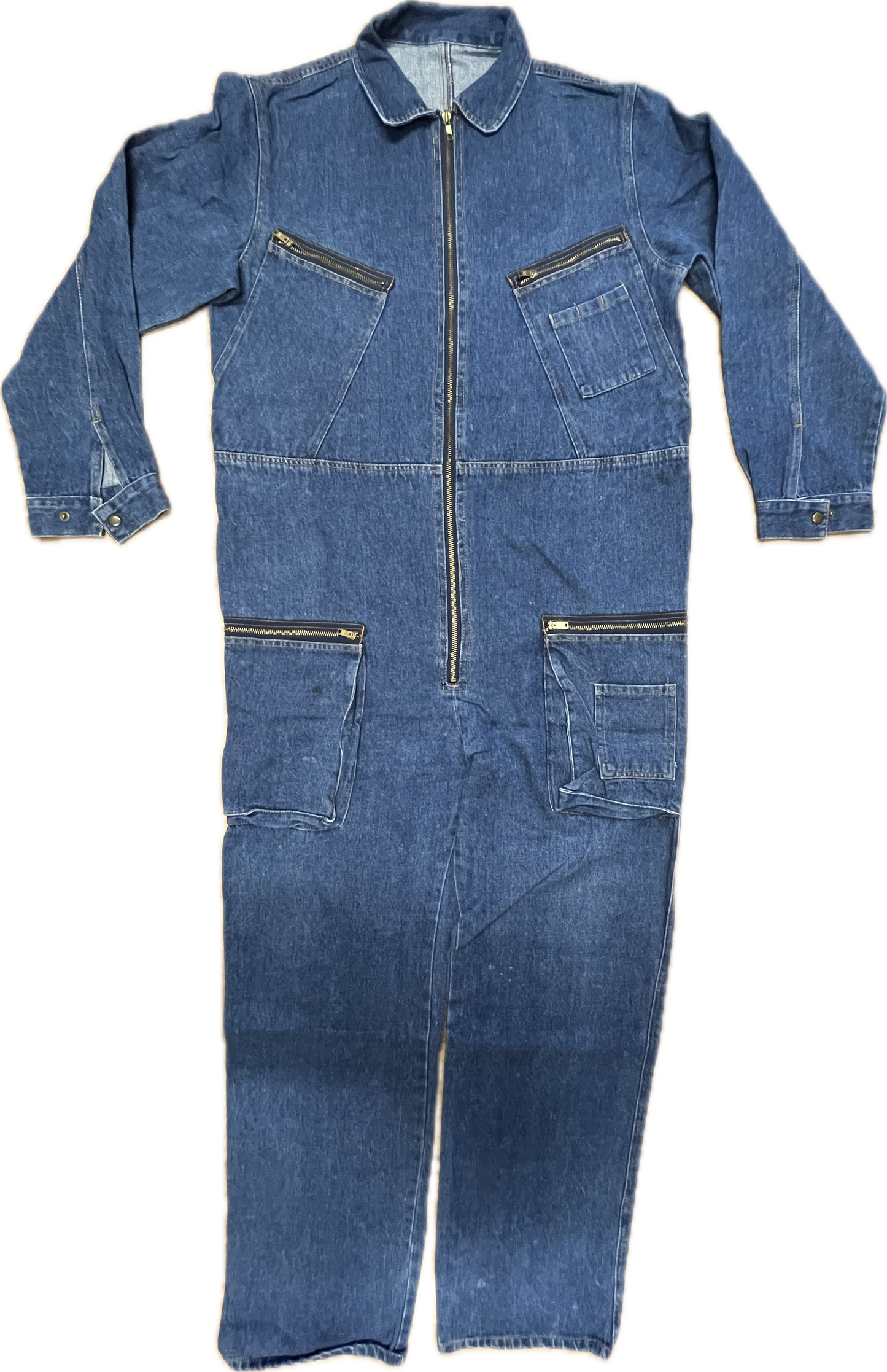 Workwear Denim Overall Jeans Blue -ExtraExtraLarge-