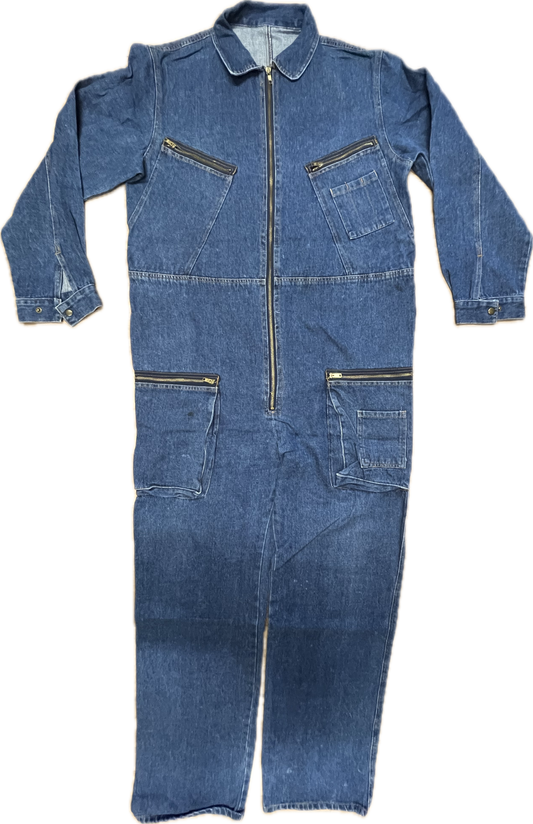 Workwear Denim Overall Jeans Blue -ExtraExtraLarge-