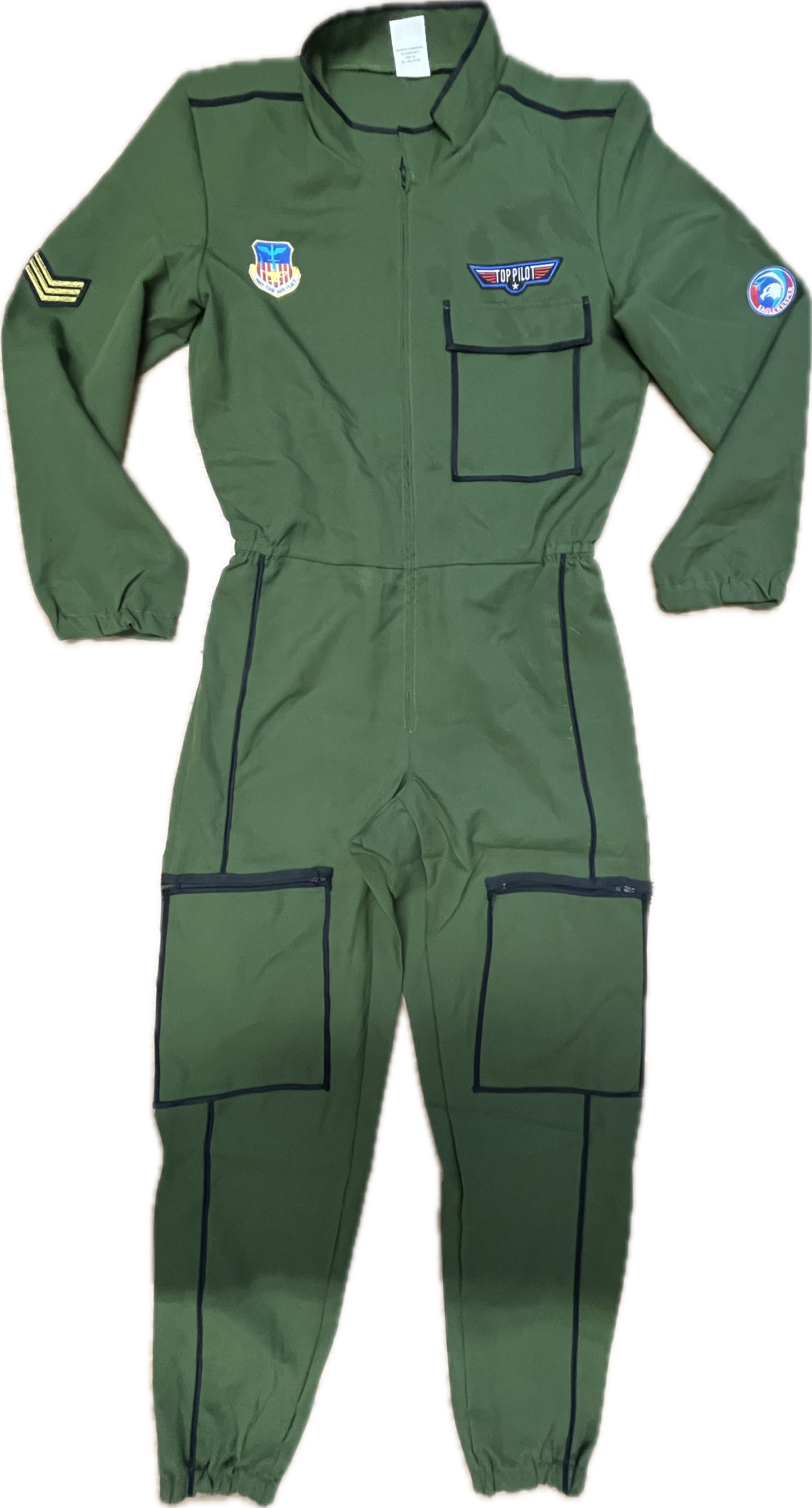 Flight Aviator Overall Dark Green -Medium-