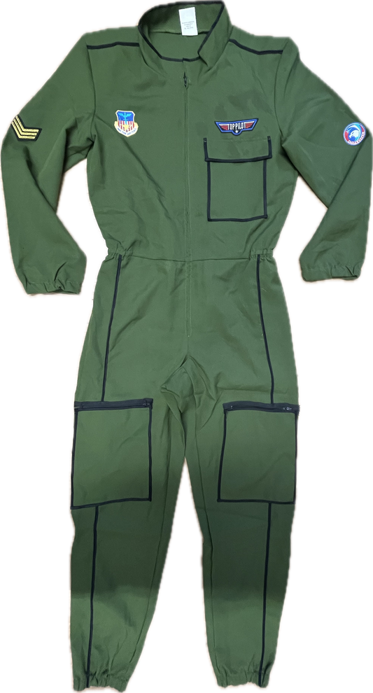 Flight Aviator Overall Dark Green -Medium-