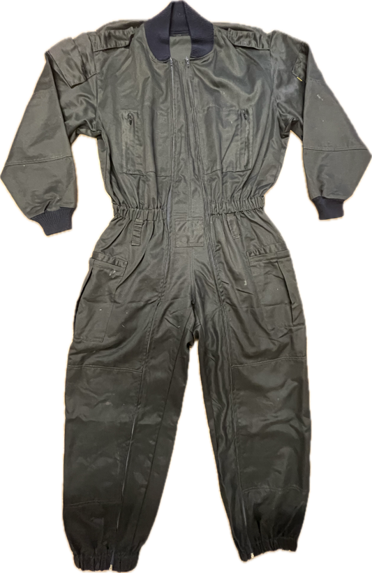 Double Zip Flight Suit Dark Green -ExtraLarge-