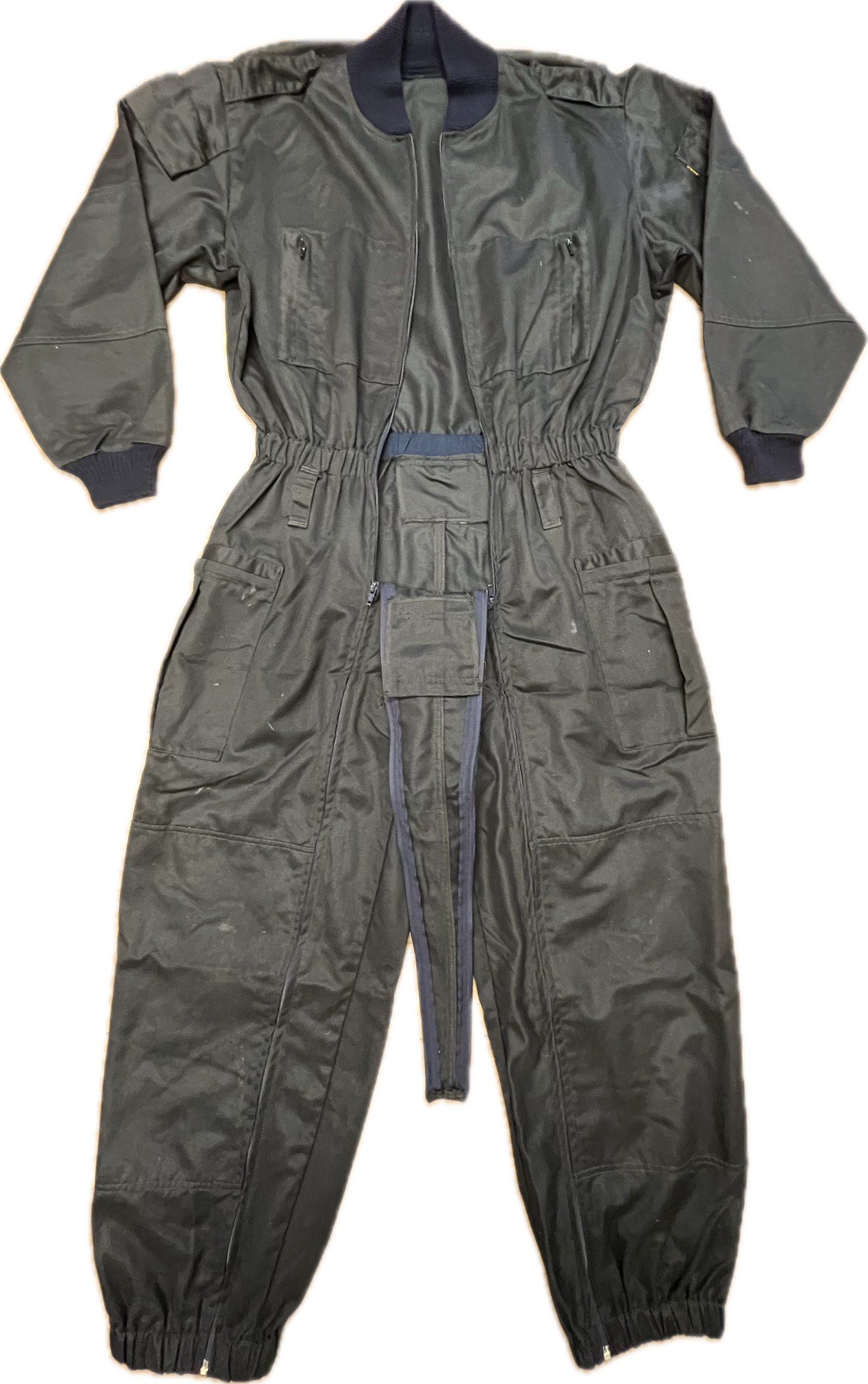 Double Zip Flight Suit Dark Green -ExtraLarge-