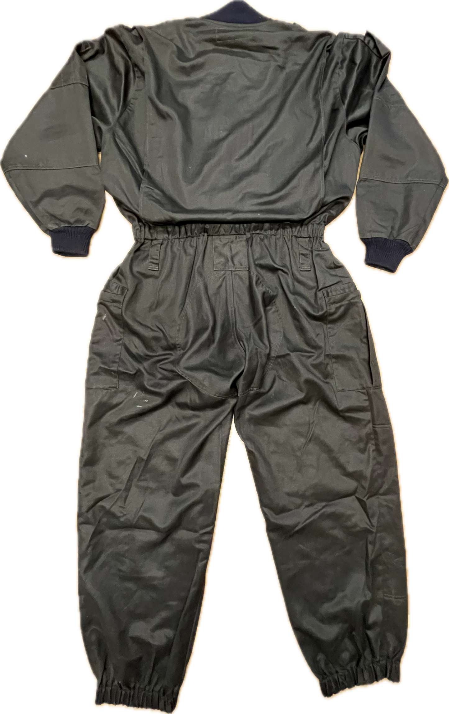 Double Zip Flight Suit Dark Green -ExtraLarge-