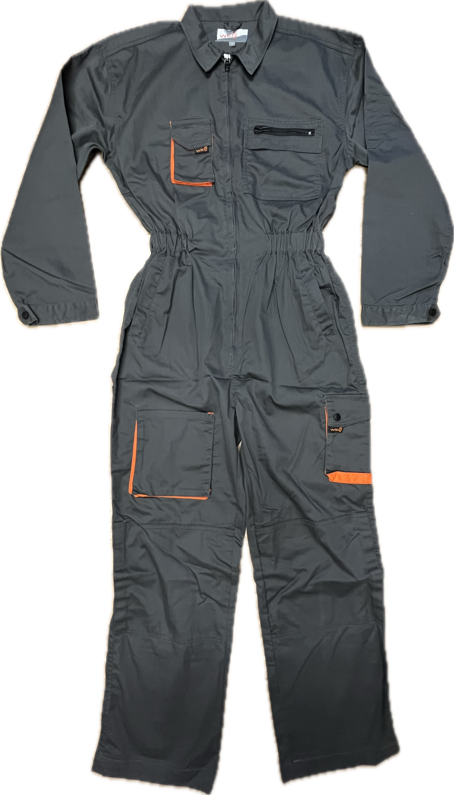 Mechanic Zip up Overall Gray -Medium-