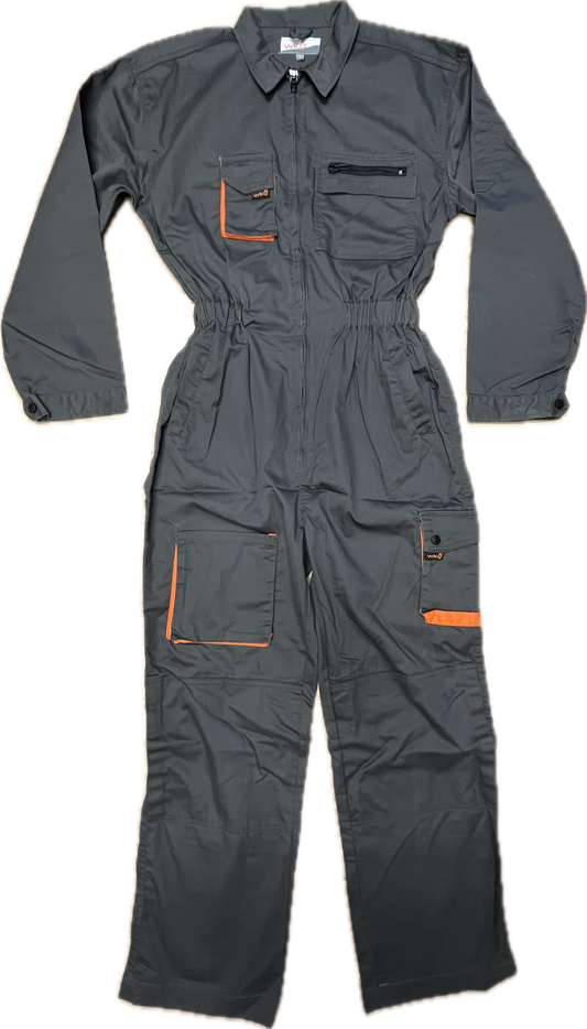 Mechanic Zip up Overall Gray -Medium-