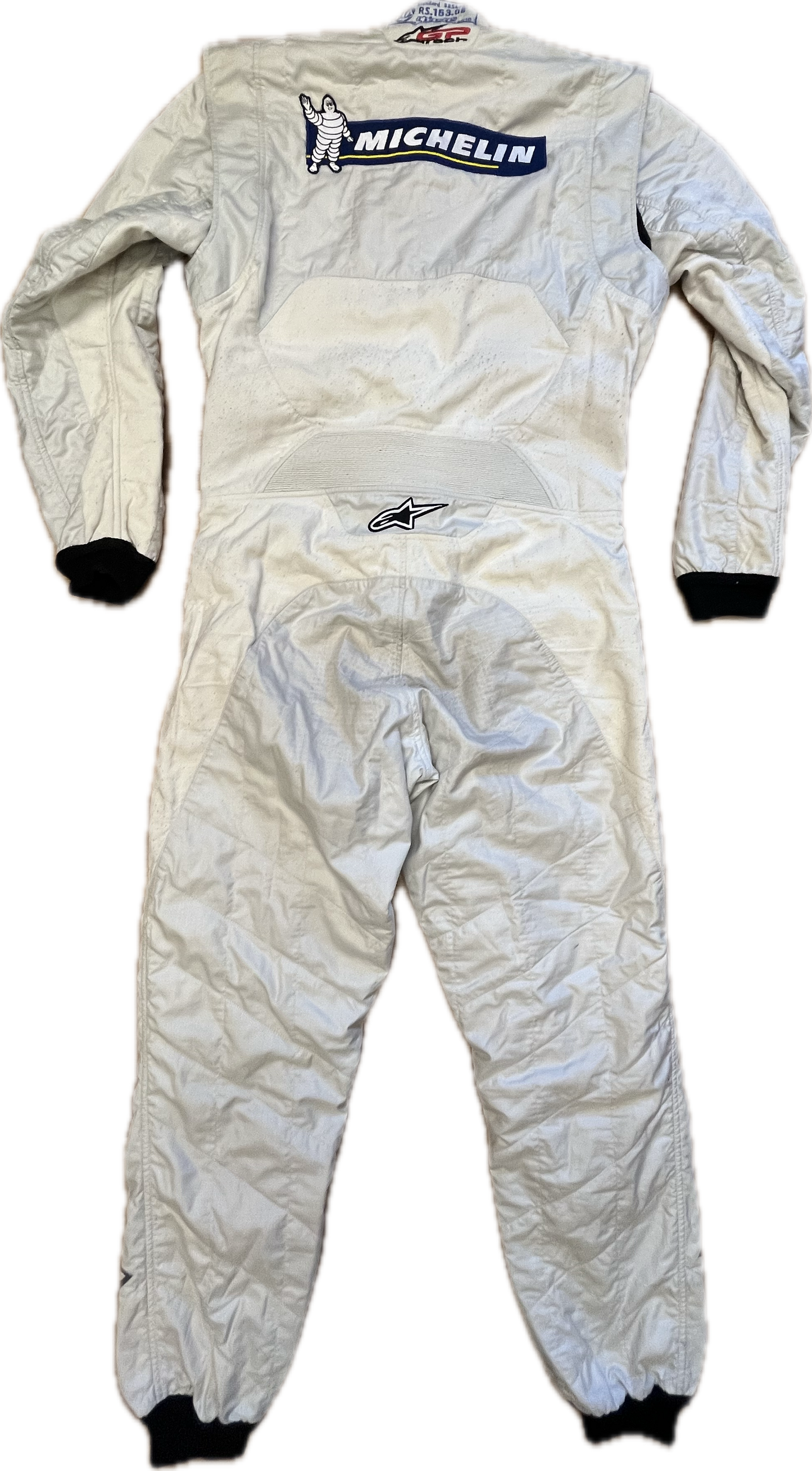 'ALPINESTARS' - MICHELIN - RARE Silver Overall -Large-