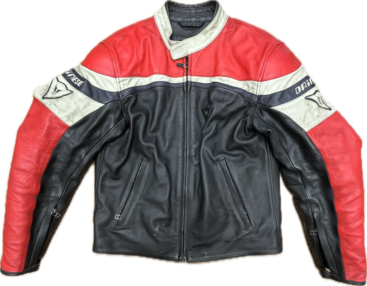 'DAINESE' Vintage Biker Leather Jacket -Small-