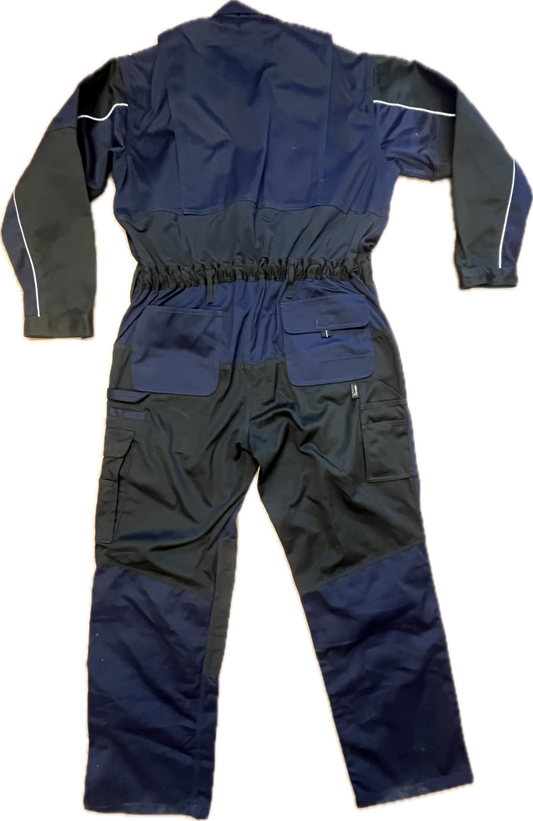 'ENGELBERT STRAUSS' Black-Blue Overall -Large-