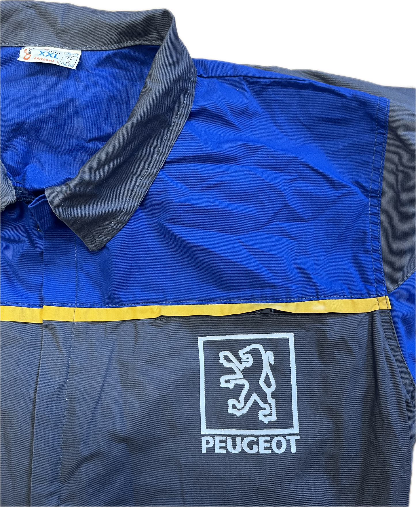 'PEUGEOT' Mechanic Gray Overall -ExtraExtraLarge-