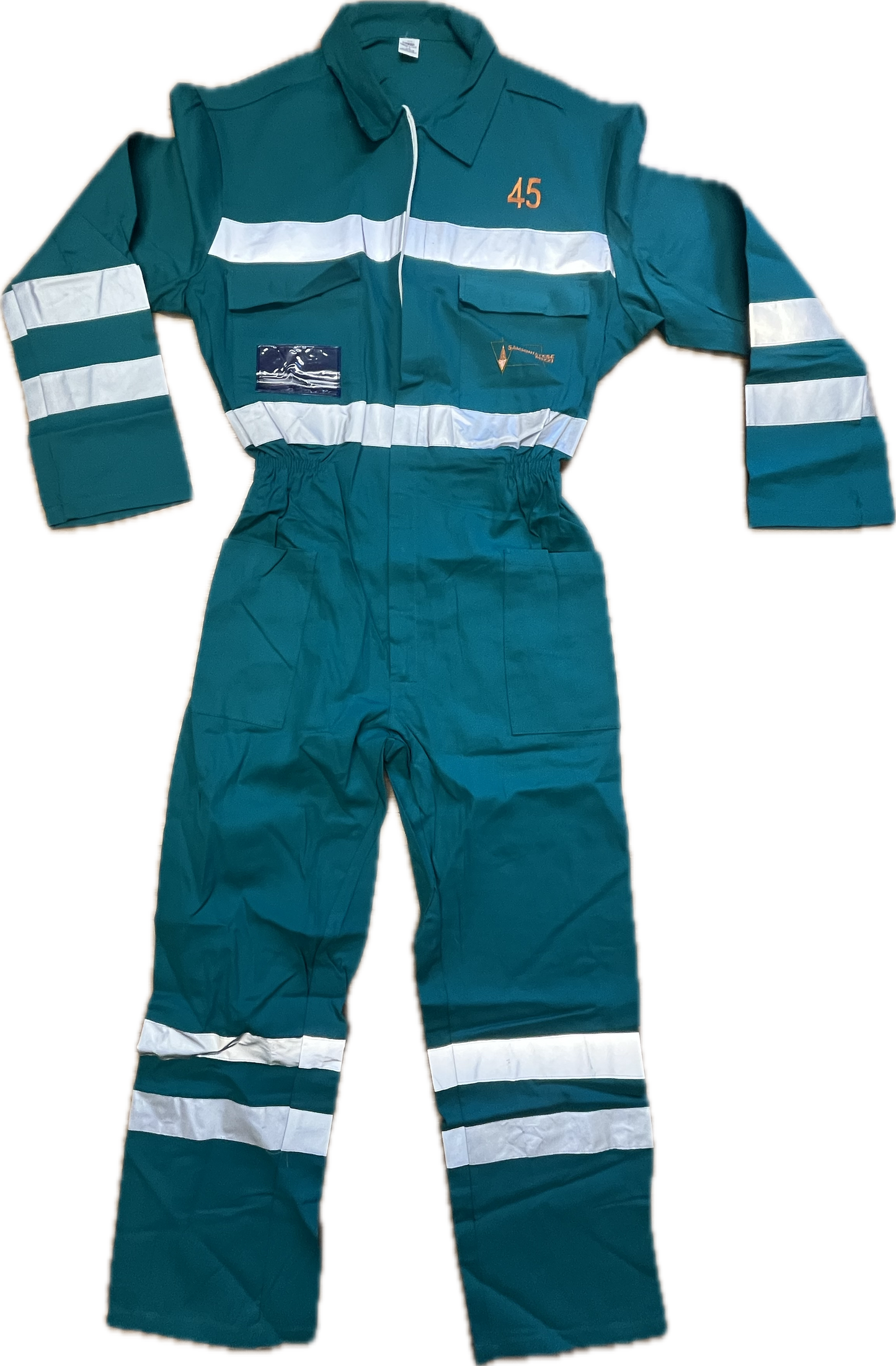 'HI-VIS' Green Overall -Medium-