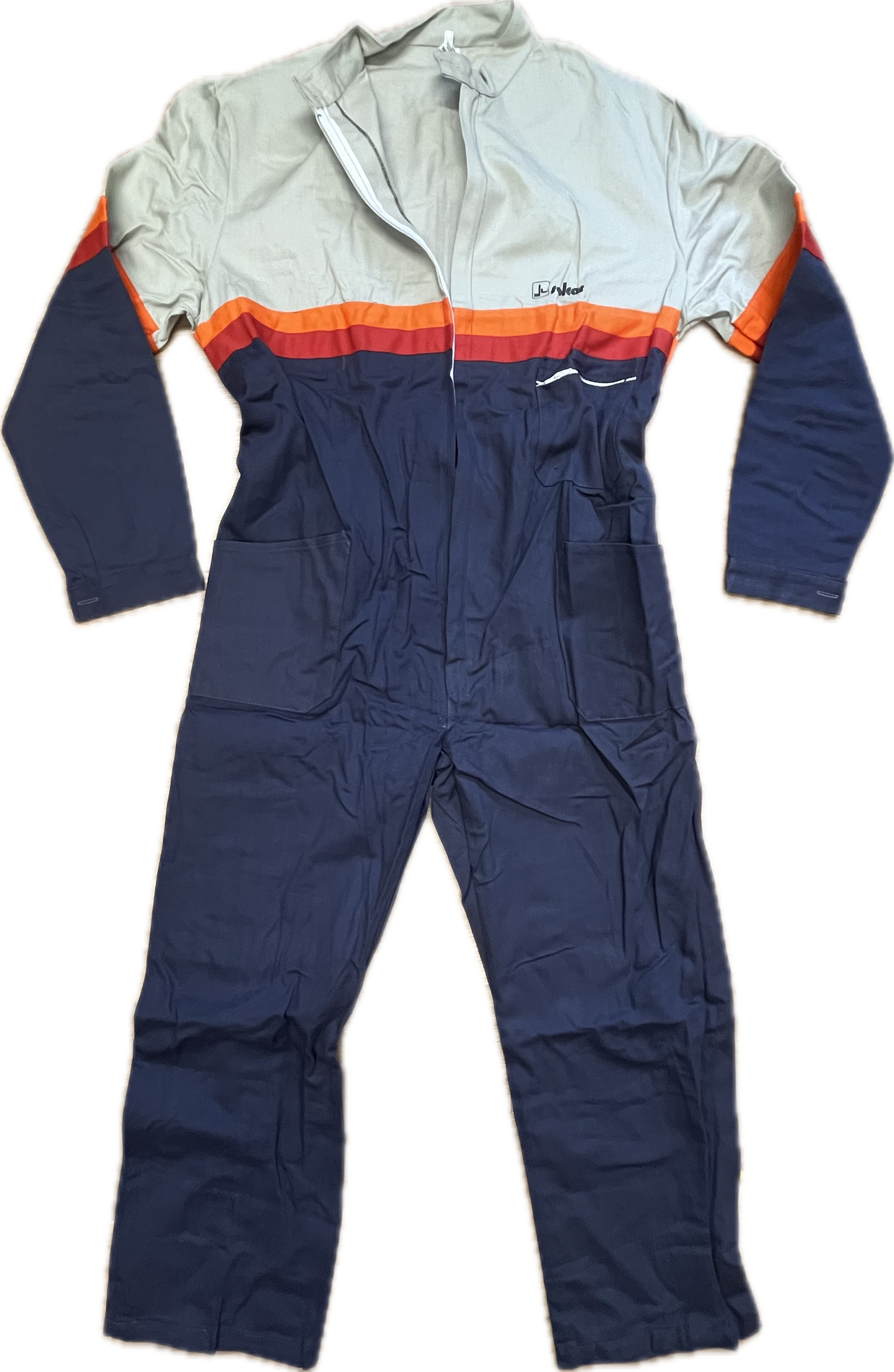 'Solar' Workwear Blue Overall -ExtraLarge-