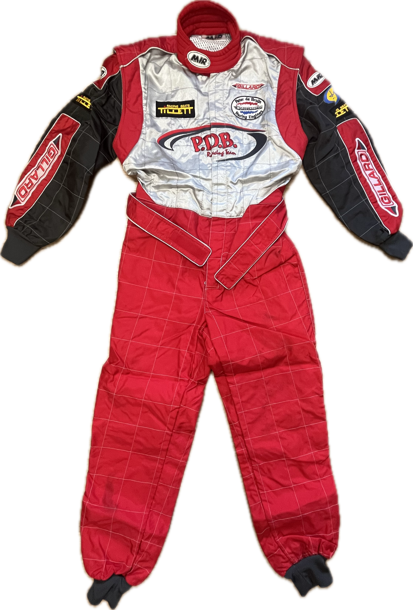 'P.D.B' Racing Red Overall -Large-