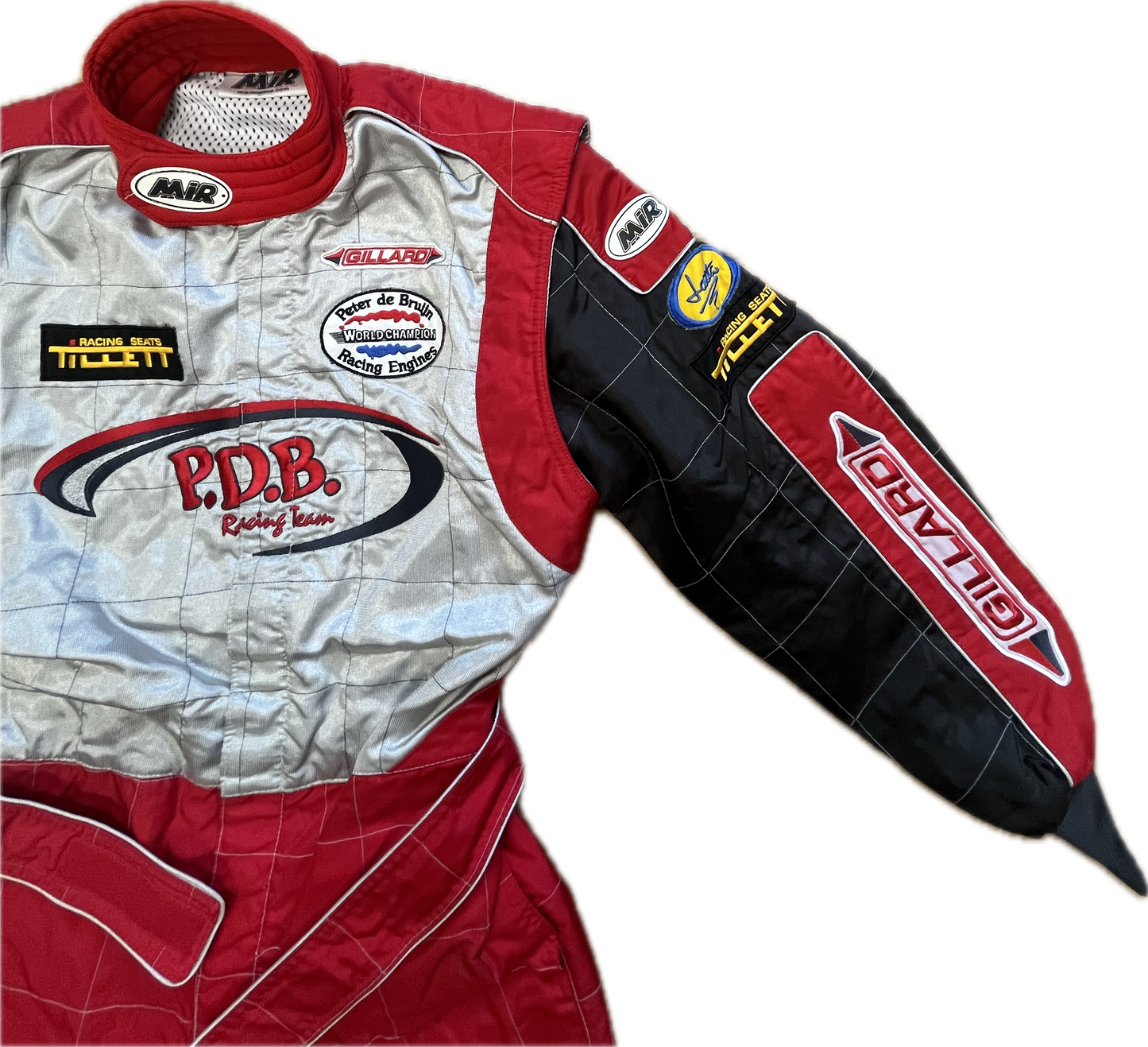 'P.D.B' Racing Red Overall -Large-