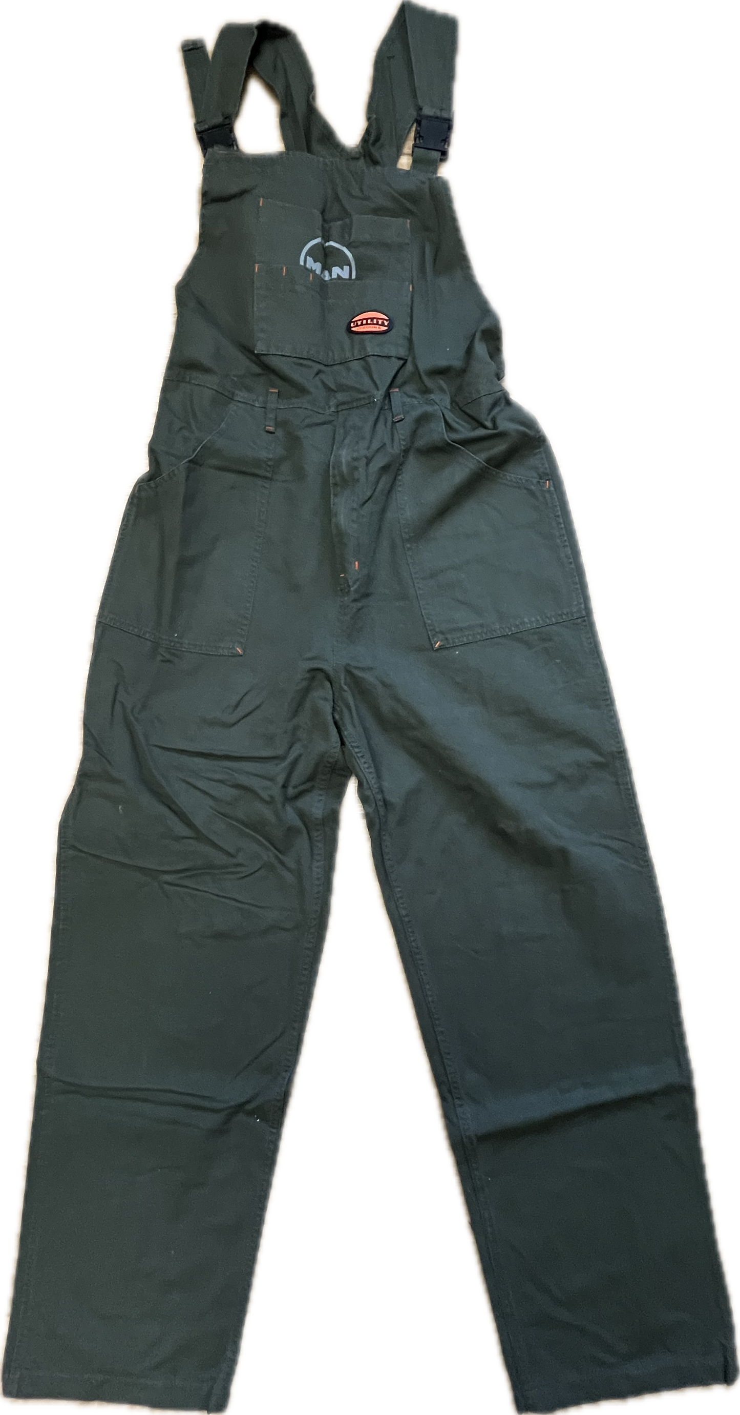 'DIADORA' Utility Brace Overall Military Green -ExtraLarge-