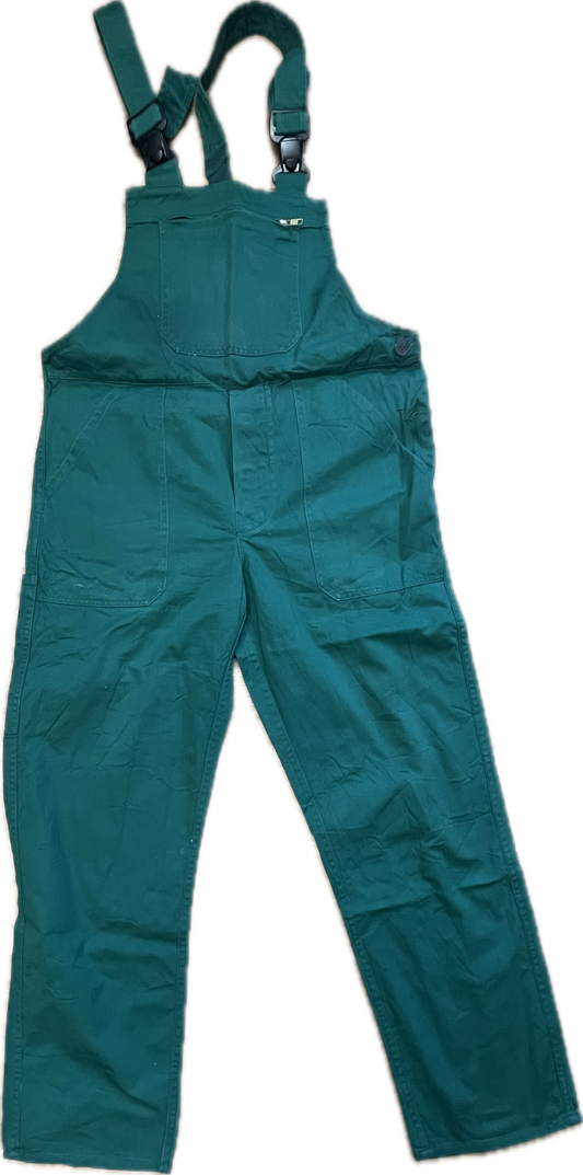 Classic Work Brace Overall Green -ExtraLarge-