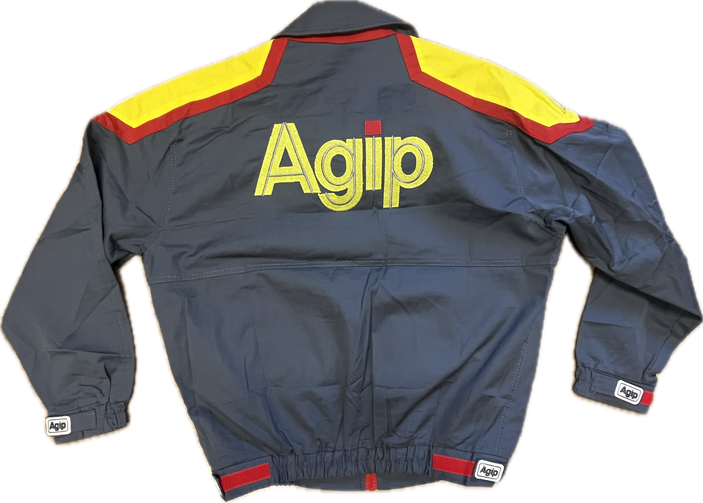 'AGIP' Petrol Jacket Gray -ExtraExtraLarge-