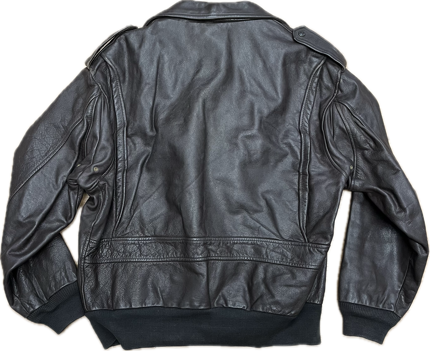 'SCHOTT' Brown Leather Jacket -ExtraExtraLarge-