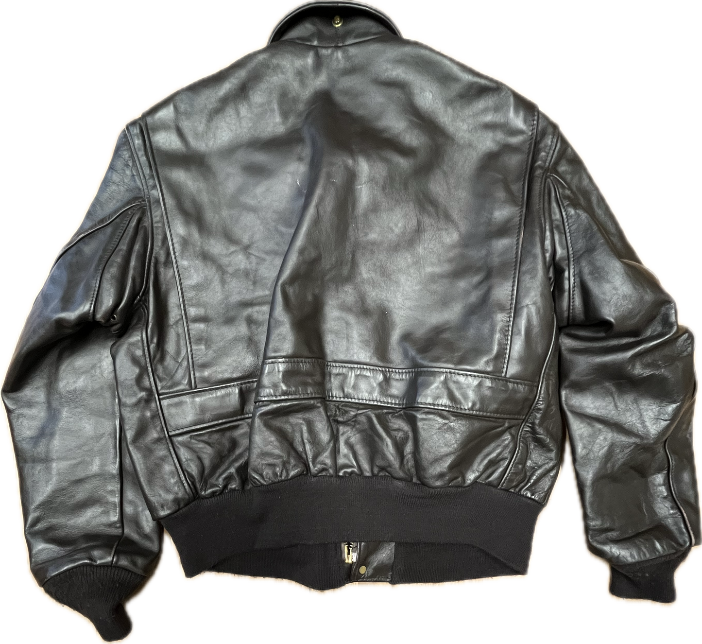 'Schott' Aviator Vintage Leather Jacket -XXL-