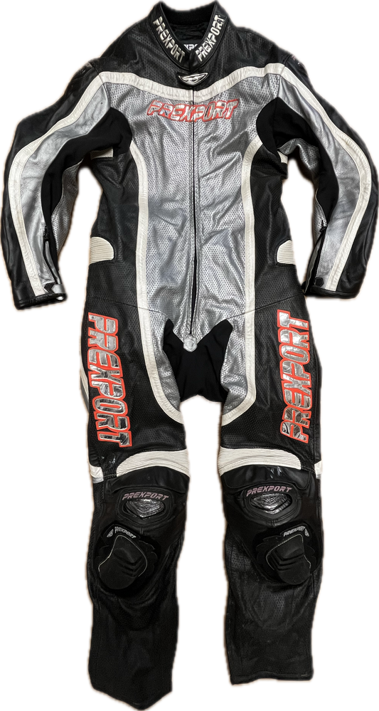 'PREXPORT' Motorcycle Leather Suit -Large-