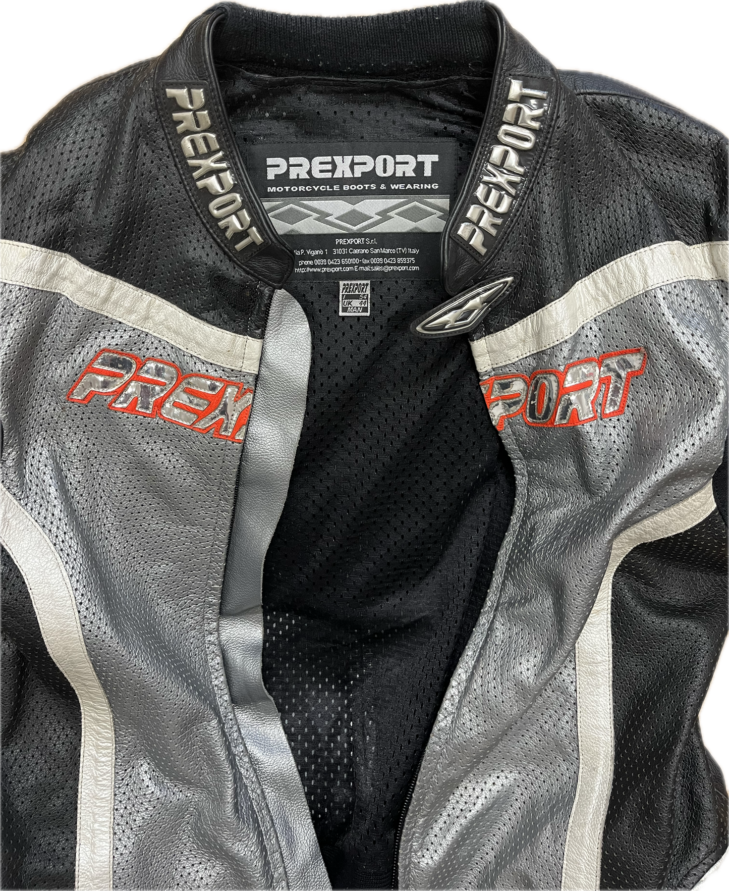 'PREXPORT' Motorcycle Leather Suit -Large-