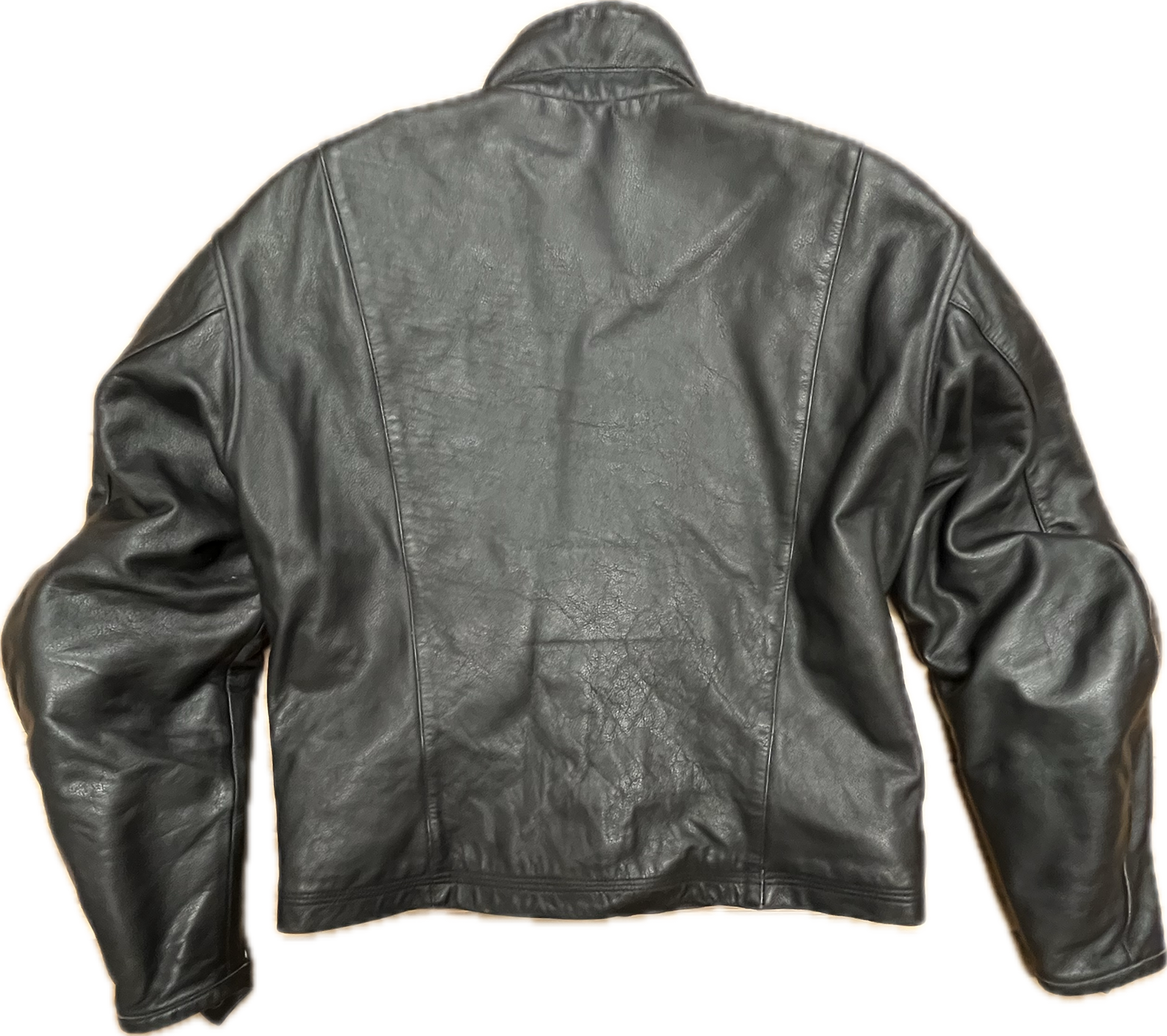 'DAINESE' Vintage Leather Biker Jacket -Large-