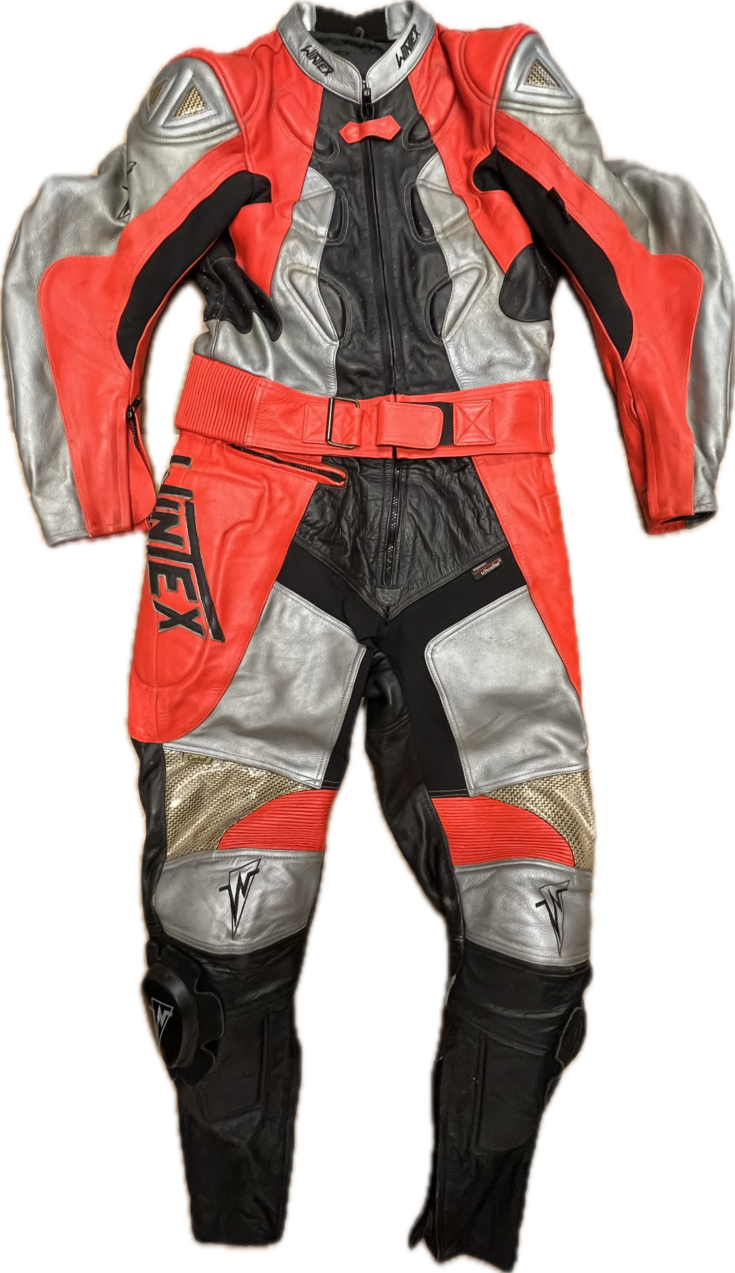 'WINTEX' Leather Biker Suit -Small-