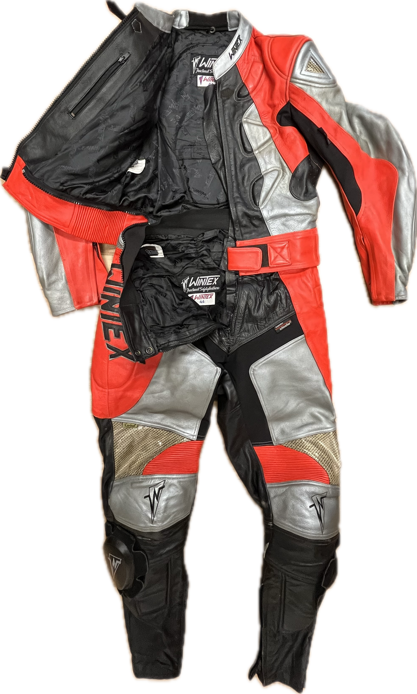 'WINTEX' Leather Biker Suit -Small-