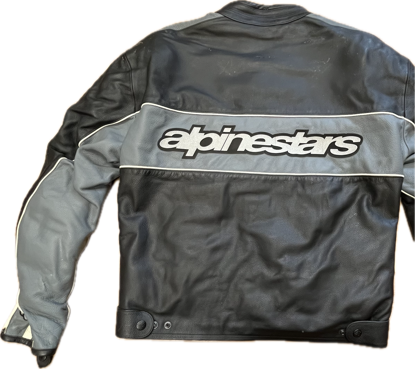 'ALPINESTARS' Original Vintage Biker Leather Jacket -ExtraLarge-