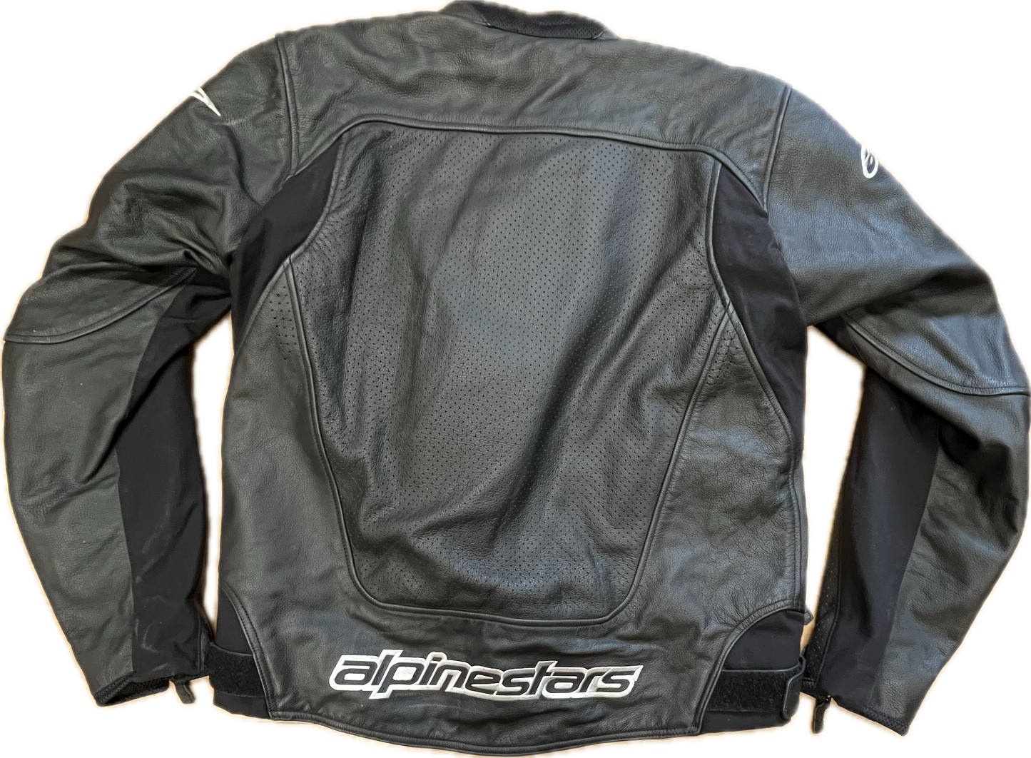 'ALPINESTARS' Vintage Leather Biker Jacket -ExtraLarge-