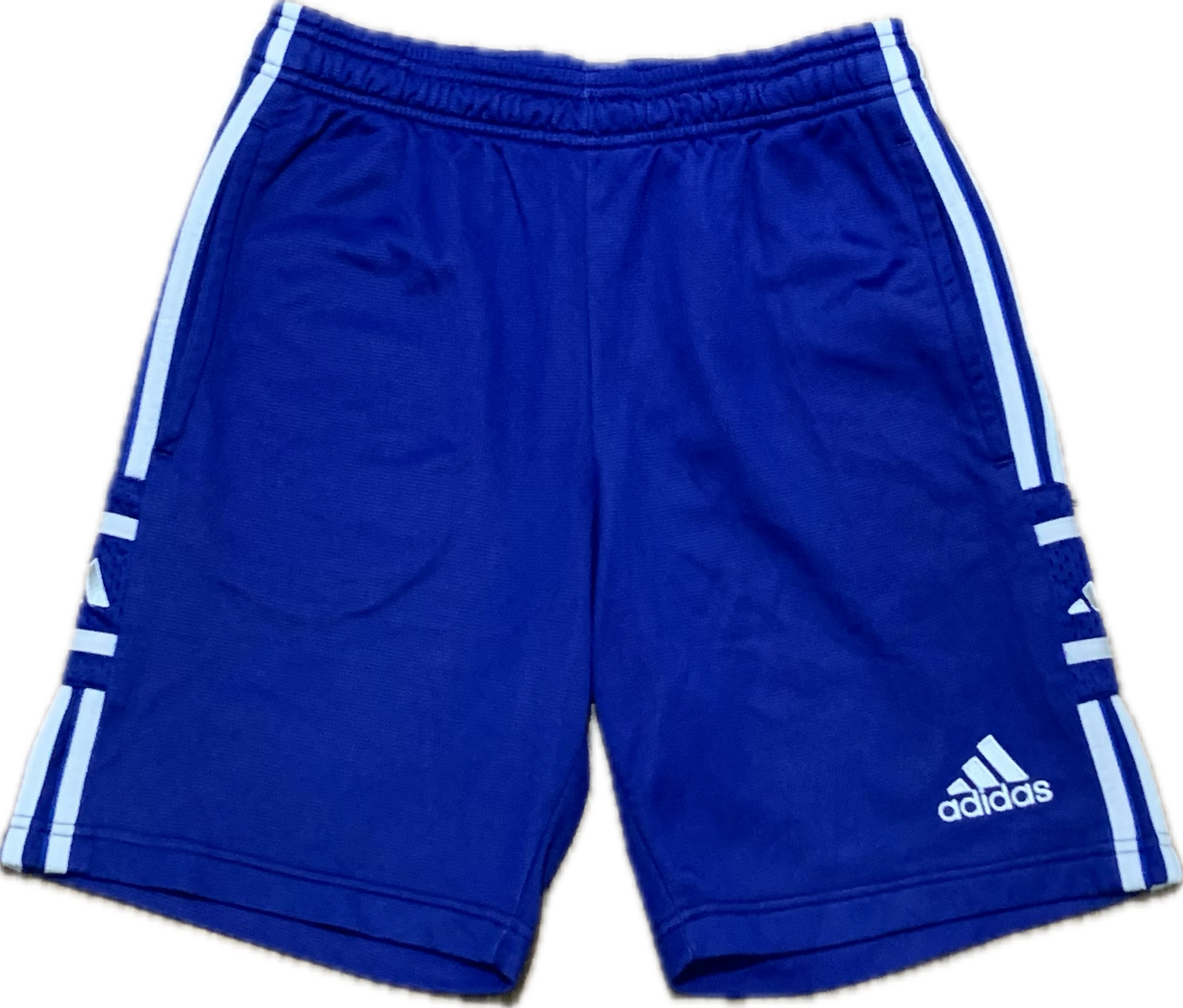 Adidas Satin Fußballshorts weiß S