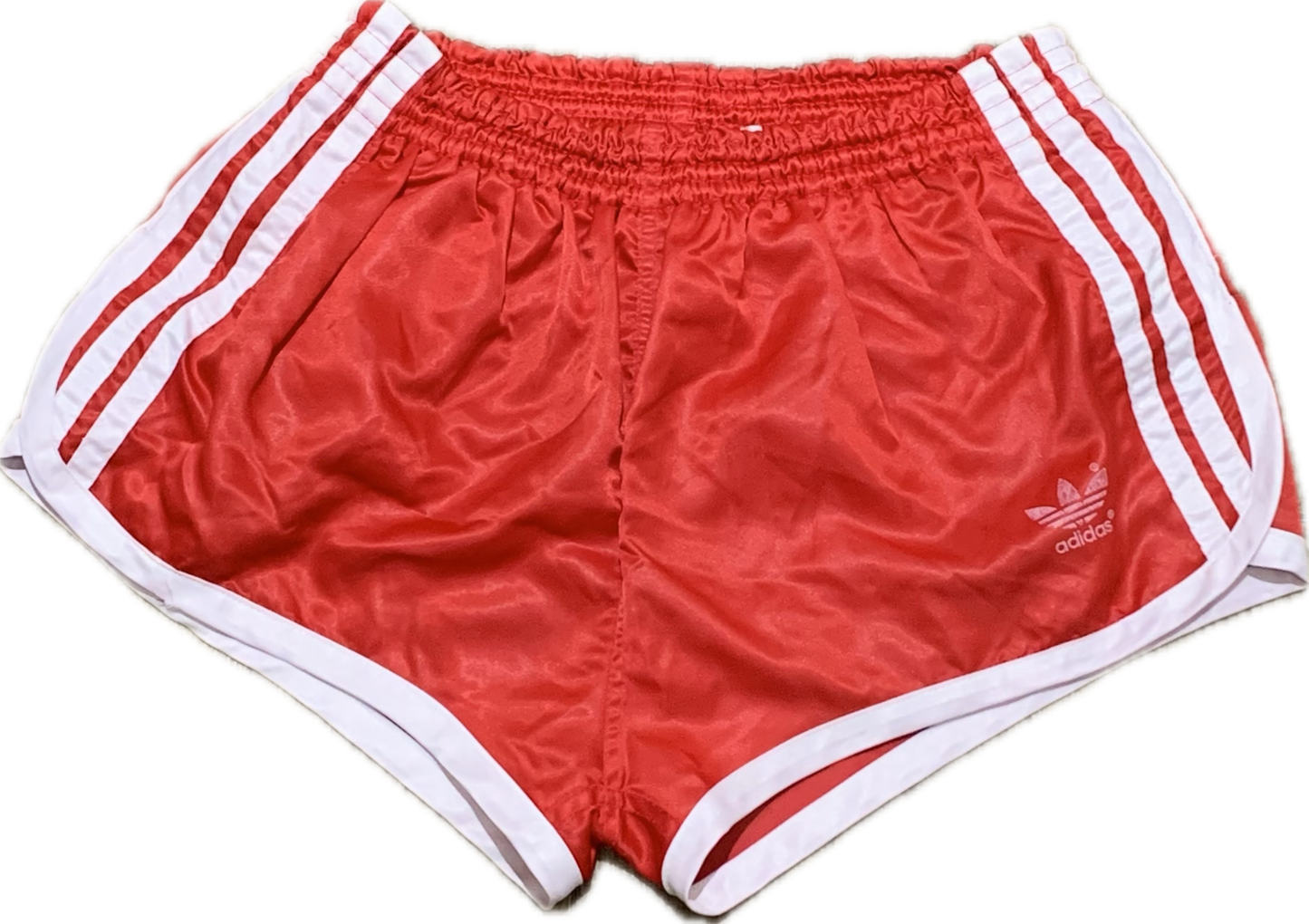 Adidas Satin Fußball rote Shorts Medium