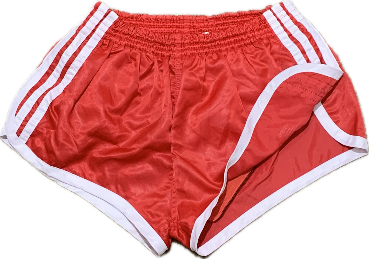 Adidas Satin Fußball rote Shorts Medium