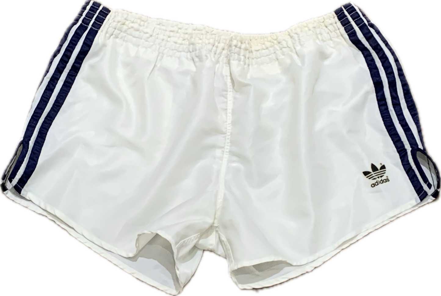 Adidas short de football en satin blanc XL