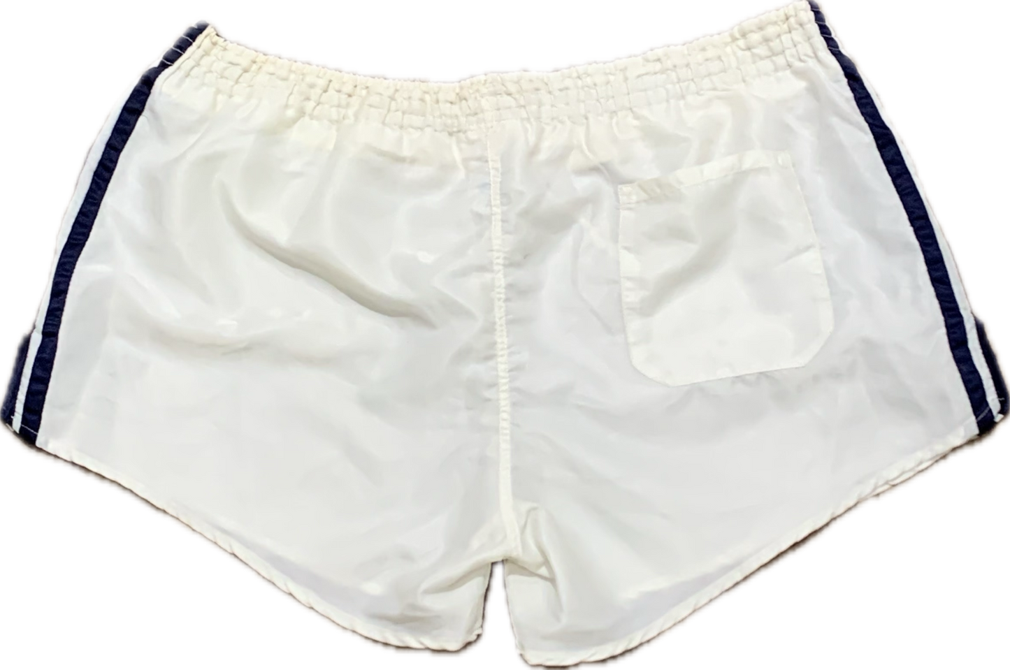 Adidas short de football en satin blanc XL