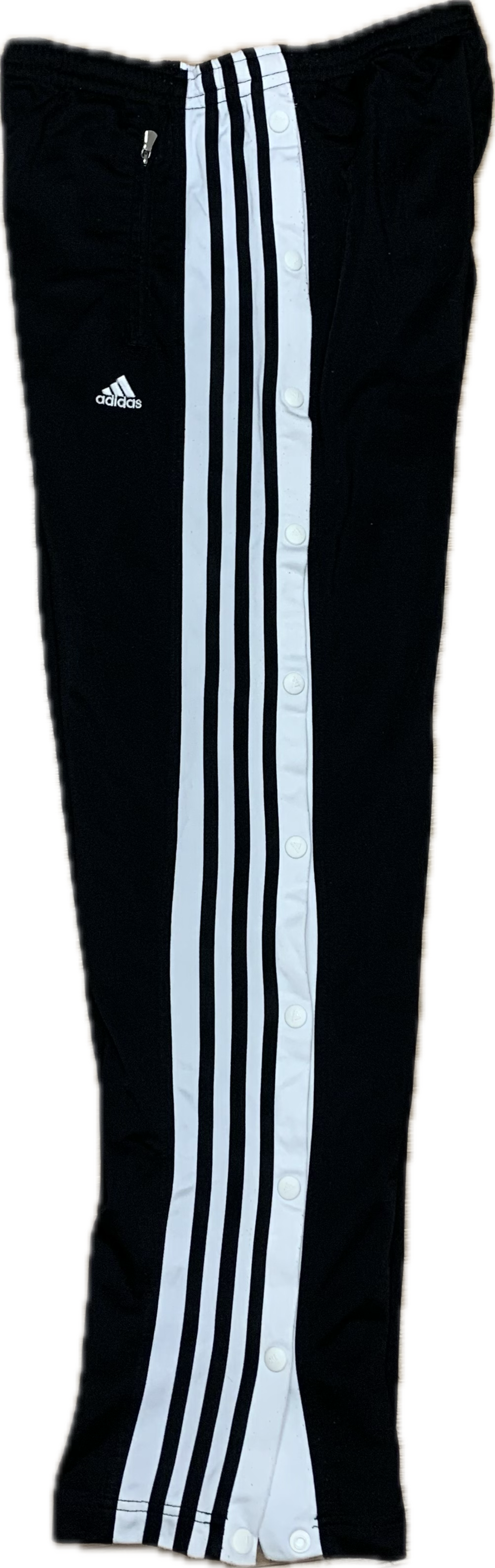 🔥 Adidas Open Sides Trackies Black - Small