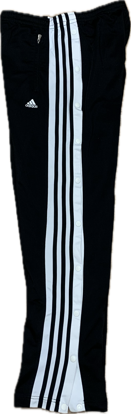 🔥 Adidas Open Sides Trackies Black - Small