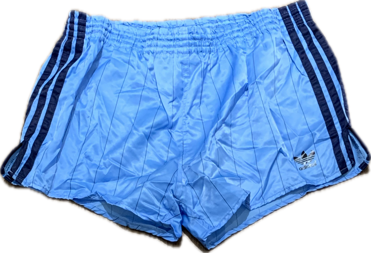 Adidas Satin Fußballshorts blau M