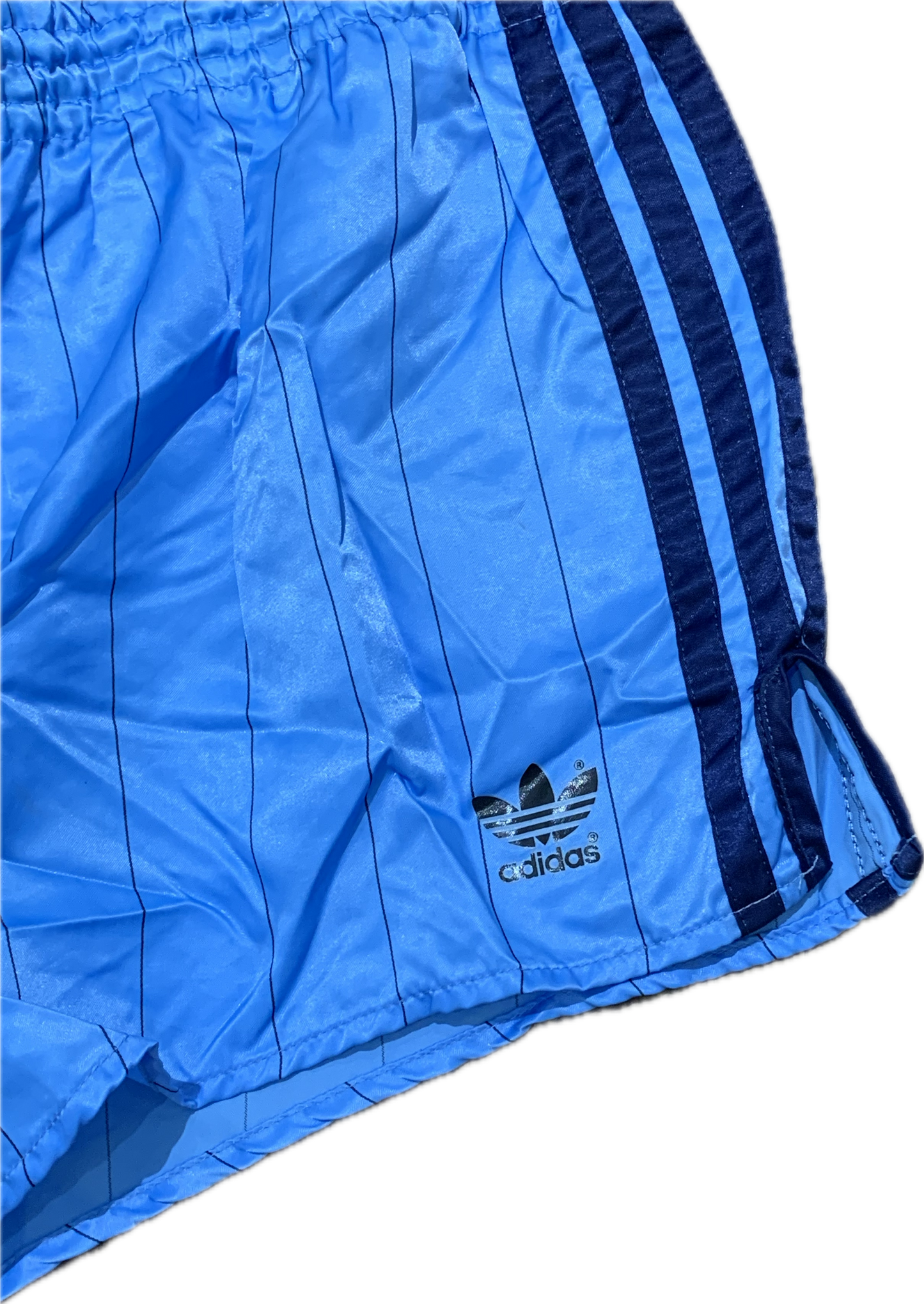 Adidas Satin Fußballshorts blau M