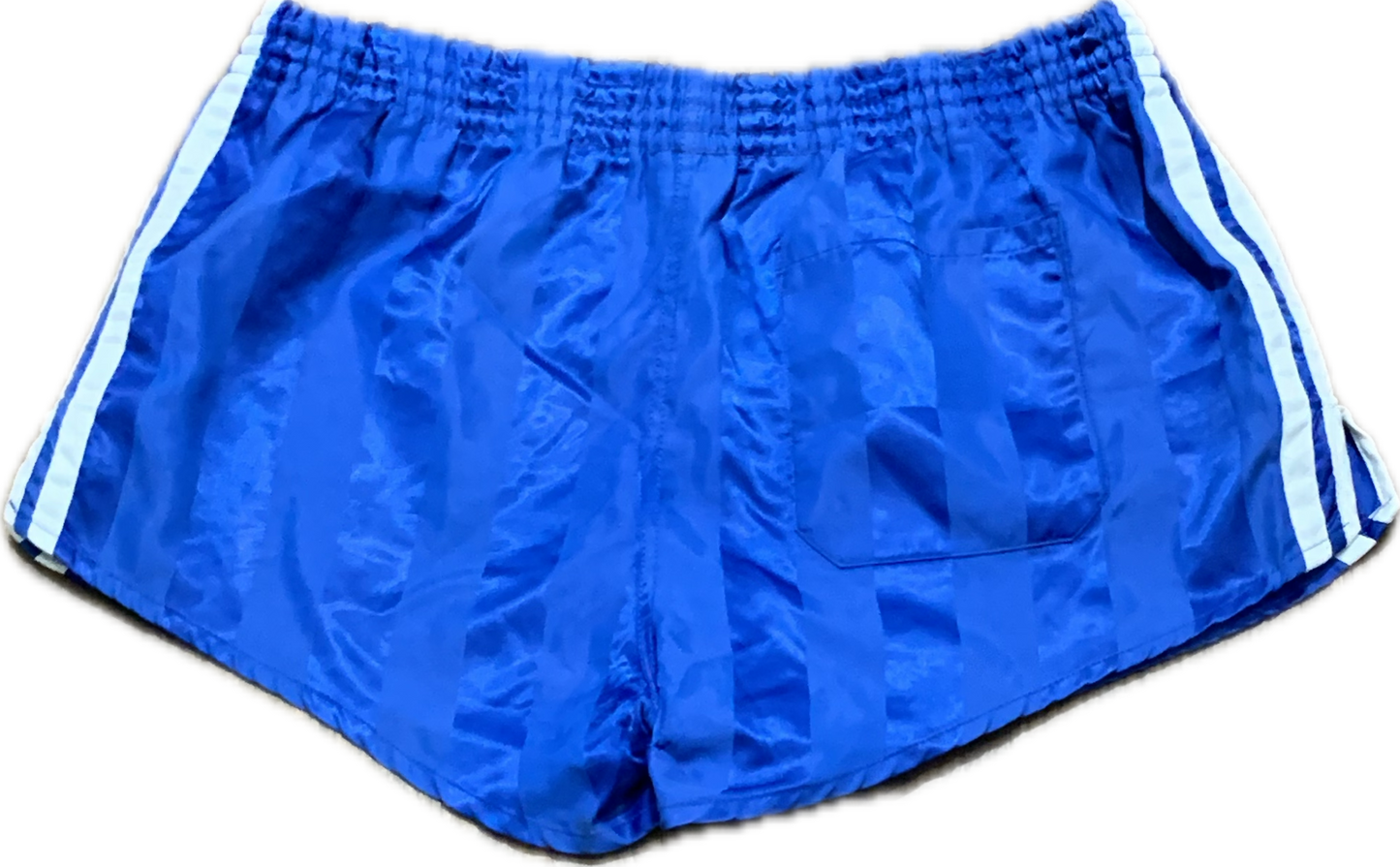 Adidas Satin-Fußballshorts in Blau, Klein